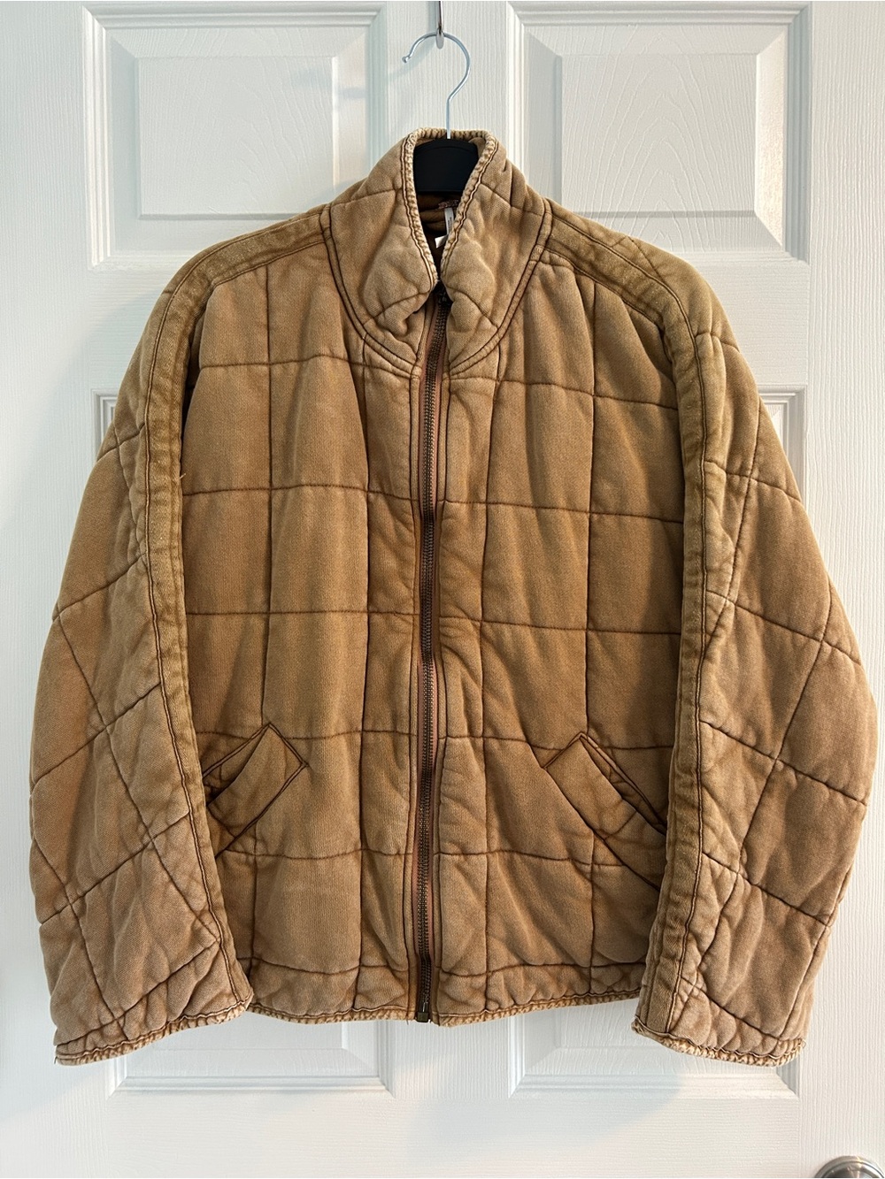 Free People Dolman Quilted Knit Jacket